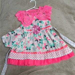 Limited Too Pink and White Kids Dress